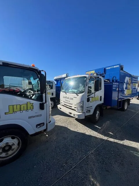 Two Junk Punk trucks in Huntersville